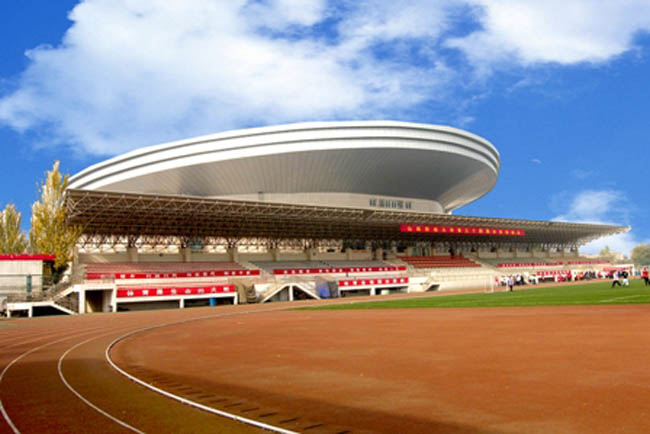 濮阳体育场看台网架工程